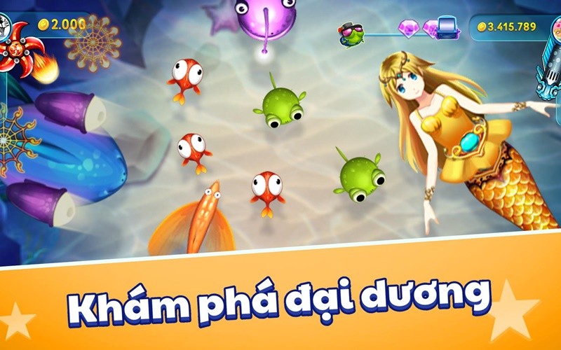 Đa dạng về loại cá và phần thưởng khi chơi bắn cá iCá zingplay tại Fun88